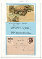1900 Hungary, Carpahto-Ukraine territory Postal History, Two Postcards