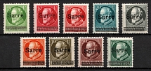 1920 Saar, Germany (Mi. 18 - 26, CV $60)