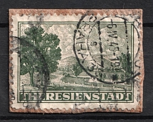 1943 Theresienstadt Ghetto, Bohemia and Moravia, Germany (Mi. 1, Signed, Canceled, CV $520)