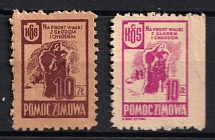 10zl Winter Help, To the Front of Fighting Hunger and Cold, Poland, Non-Postal, Cinderella (Rare, MNH)