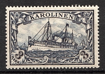 1901 Caroline Islands German Colony 3 M