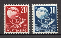 1949 Germany Wurttemberg French Zone of Occupation (CV $15, Full Set, MNH)