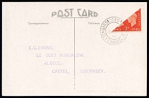 1941 Guernsey, German Occupation, Germany, Postcard (Mi. II, CV $70)