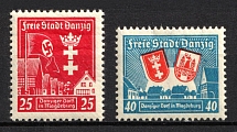 1937 Danzig Gdansk, Germany (Mi. 274 - 275, Full Set, CV $50, MNH)