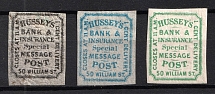 Hussey's Bank & Insurance Special Messege Post, United States, Local Issue