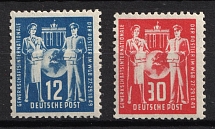 1949 German Democratic Republic, Germany (Mi. 243 - 244, Full Set, CV $30, MNH)