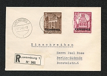 1941 Occupation of Luxembourg, Registered Cover, Luxembourg-Berlin
