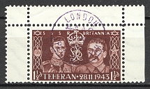 Germany Anti-British and Anti-Soviet Propaganda Stalin Teheran 1943 (CV $200)