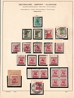 1945 Plauen, Germany Local Post, Stock of Stamps
