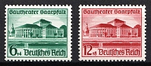 1938 Third Reich, Germany (Mi. 673 - 674, Full Set, CV $30, MNH)