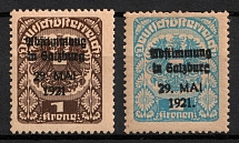 1921 Salzburg, Austria, First Republic, Local Provisional Issue