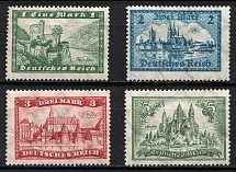 1924-27 Weimar Republic, Germany (Mi. 364 - 367, Full Set, CV $400)