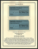 1936 Complementary Rally Admission Tickets