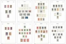 1883-1922 Belgium, Stock of Stamps