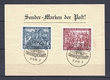 1949 Germany Soviet occupation card with special postmark Leipzig fair