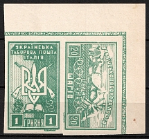 1946 Rimini, Italy, DP Camp, Displaced Persons Camp (Wilhelm 4 + 2, CV $100)