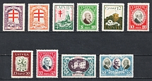 1930 Latvia (Mi. 161 - 170, Full Set, CV $30, MNH)