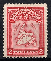 1908 2c Newfoundland, Canada (Sc. 86, Full Set, CV $60)