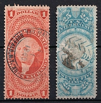 1862-71 United States, Revenue Stamps (Canceled)