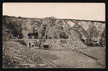 1917-1920 'Captives in the quarries', Czechoslovak Legion Corps in WWI, Russian Civil War, Postcard