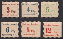 1945 Spremberg (Lower Lusatia), Germany Local Post (Mi. 1 - 6, Full Set, CV $120)