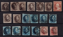 Belgium, Stock of Stamps (Canceled)