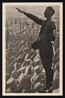 'Hitler RPPC', Photo - Hoffmann, Munich, Third Reich Propaganda, Postcard, Mint