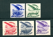 1934 USSR The 10th Anniversary of Soviet Civil Aviation (Full Set, MNH)