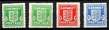 1941-44 Guernsey, German Occupation, Germany (Mi. 1 - 3, Full Set, CV $70)