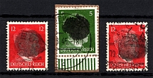 Hitler Overprints, Local Mail, Soviet Russian Zone of Occupation, Germany (Canceled)