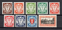 1938-39 Germany Danzig Gdansk (CV $30, Full Set)