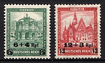 1932 Weimar Republic, Germany (Mi. 463 - 464, Full Set, Signed, CV $40)