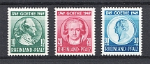 1949 Rhineland-Palatinate, French Zone of Occupation, Germany (Full Set, CV $40, MNH)