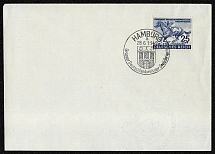 1942 Special postmark depicting the arms of Hamburg was applied 28 June, the day of the race