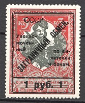 1925 USSR Trading Tax Stamp (Perf 12.5, CV $150, MNH)