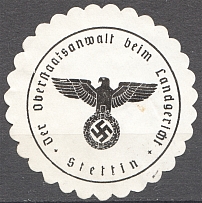 Germany Szczecin District Court Governor Nazi Swastika (Cancelled)