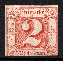 1861 2s Thurn und Taxis, German States, Germany (Mi. 16, Sc. 11, CV $170)