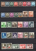 1939-43 General Government, Germany (4 Scans, Full Sets, CV $50)