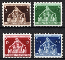 1936 Third Reich, Germany (Mi. 617 - 620, Full Set, CV $30, MNH)