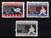 1948 Augsburg - Hochfeld, Estonia, Lithuania, Baltic DP Camp, Displaced Persons Camp (Wilhelm 1 - 3, CV $30)