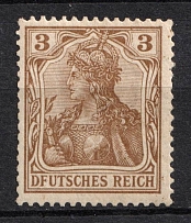 1904 3pf German Empire, Germany (Mi. 69 b, Signed, CV $390)