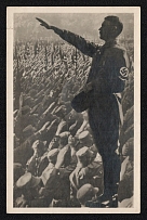 1923-1945 'Adolf Hitler', Propaganda Postcard, Third Reich Nazi Germany