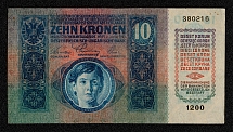 1914 10 Kronen/Korona Banknote Austria-Hungarian Empire