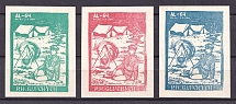 1964 Poland, Scouts, Scouting, Scout Movement, Cinderellas, Non-Postal Stamps