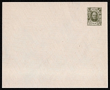 1913 20k Postal stationery stamped envelope, Russian Empire, Russia (SC МК #58А, 144 x 120 mm, 22nd Issue)