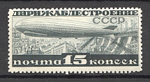 1932 USSR Airship Constructing (Perf 12.25, Full Set, MNH)