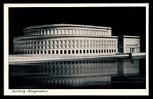 1933-1945 'Nuremberg. The model of the Congress Hall', Propaganda Postcard, Third Reich Nazi Germany