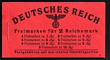 1941 Booklet with stamps of Third Reich, Germany in Excellent Condition (Mi. MH 48.3, CV $210)
