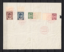 1935 Czechoslovakia CHOMUTOV KOMOTAU 1 Postmark