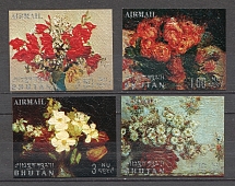 1970  Bhutan Airmail Flora (CV $400, MNH)